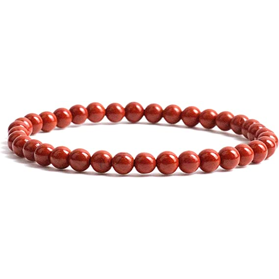 Red Jasper Stretch Bracelet - 4mm