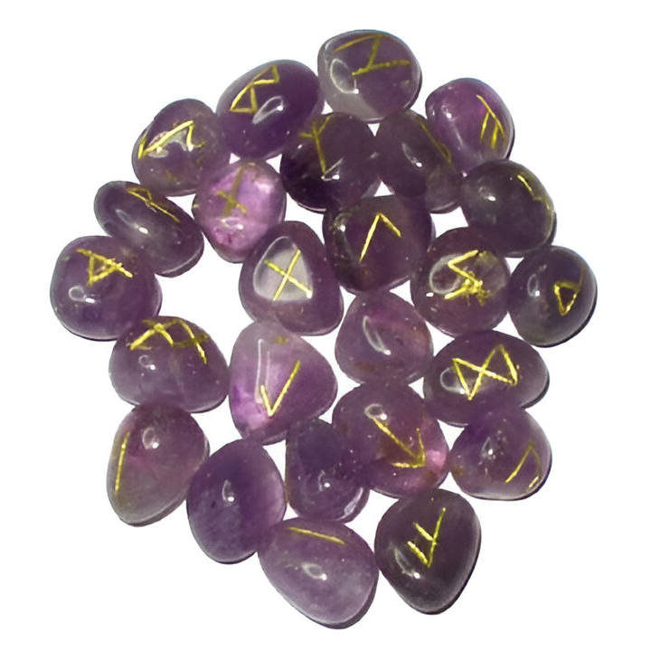 Amethyst Runes Set of 25