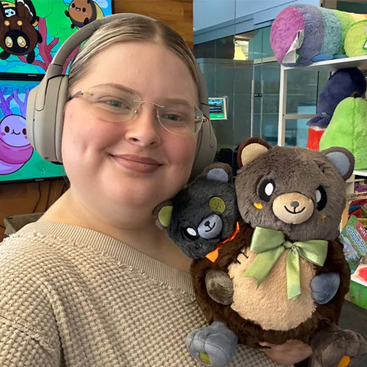 Mini Squishable Two-Headed Bear