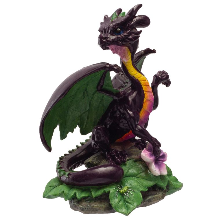 Eggplant Dragon Statue