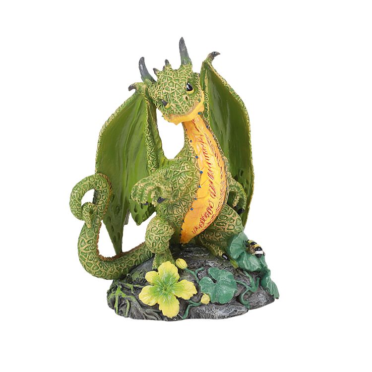 Cantaloupe Dragon Statue