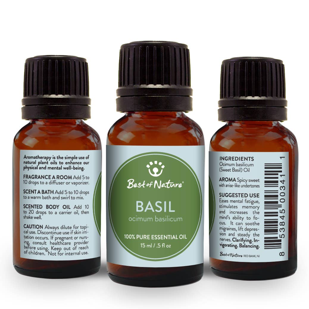 Sweet Basil Essential Oil