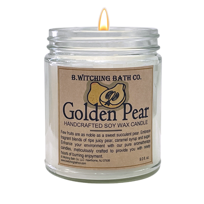 Golden Pear Soy Wax Candles 9oz