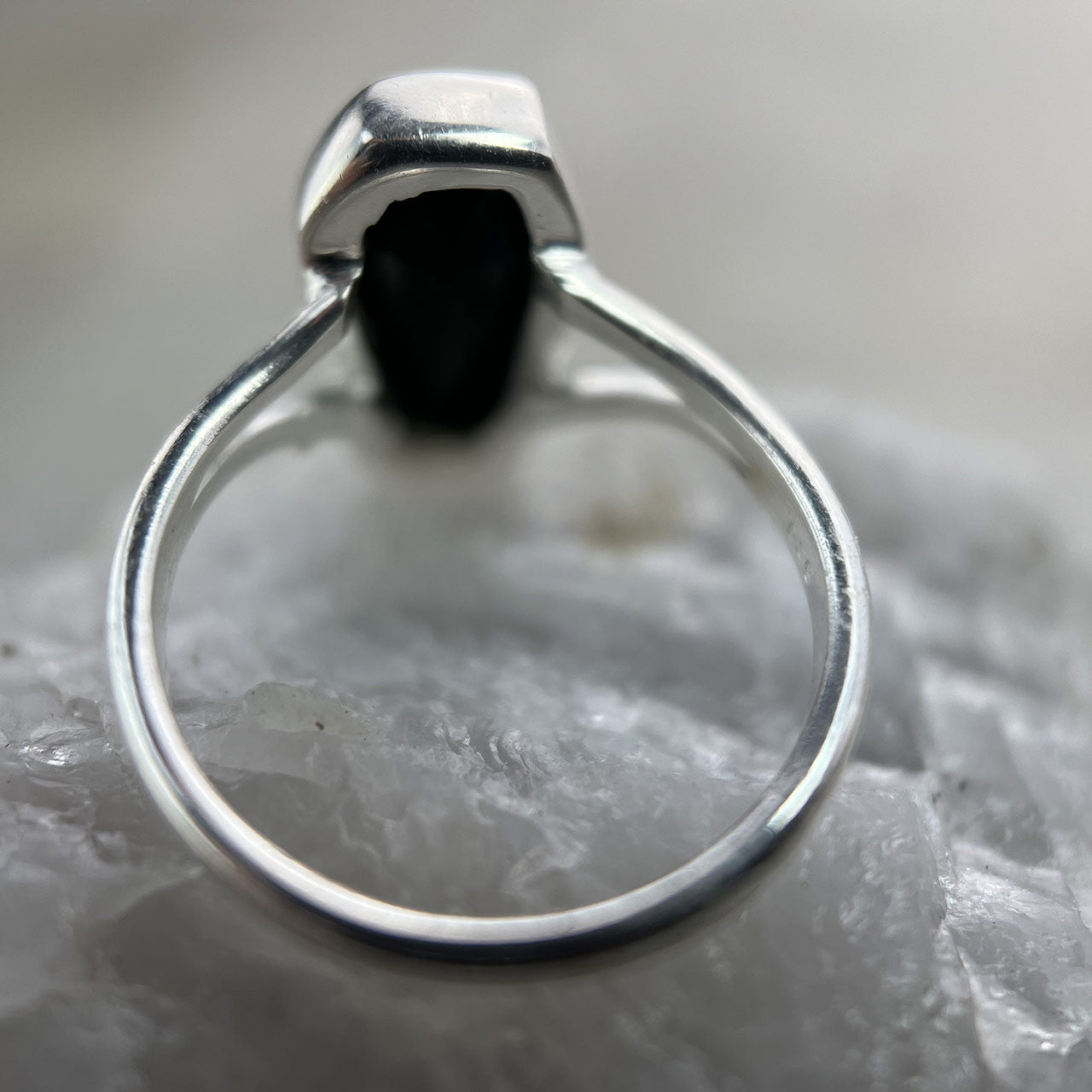 Made of the finest sterling silver and Black Onyx, these coffin rings will bring delight into the lives of any enthusiasts of the spooky, scary, and macabre. The brilliance of the gems ties in perfectly with the fine bone-shaped banding, reminding us of Memento Mori. Life may be fleeting but should be lived with vibrancy and passion. Wear this ring and remember to live as brightly as the jewel’s shine.