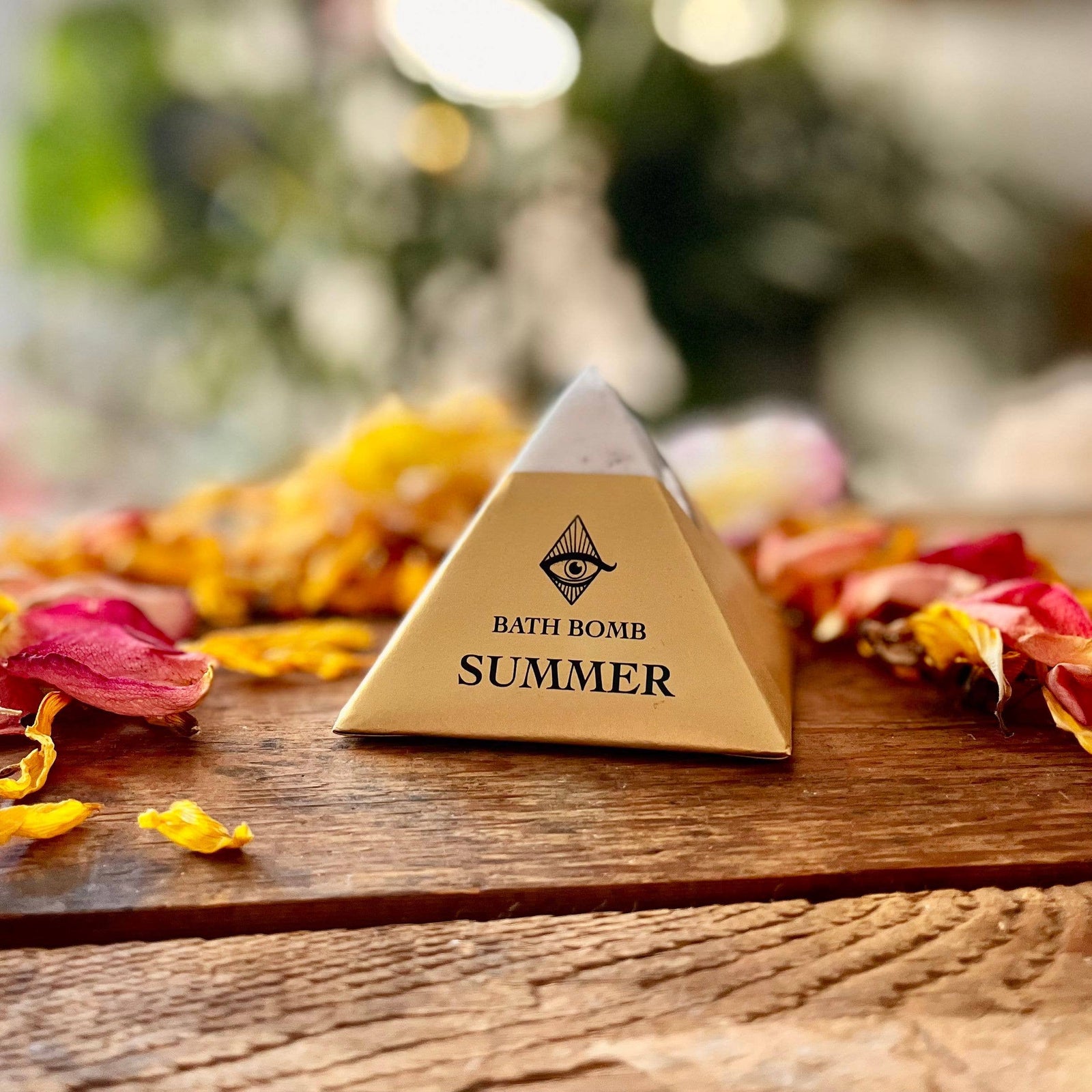 Summer | Litha Bath Bomb with Charged Crystal