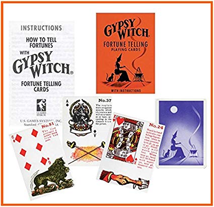 Gypsy Witch Fortune Telling Playing Cards