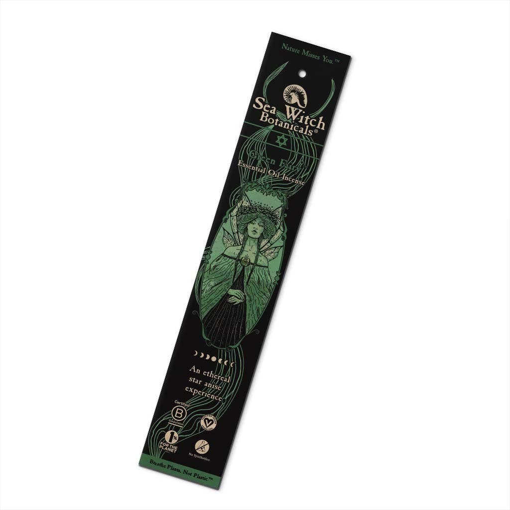 Green Fairy Incense: - With All-natural Star Anise Essential Oil