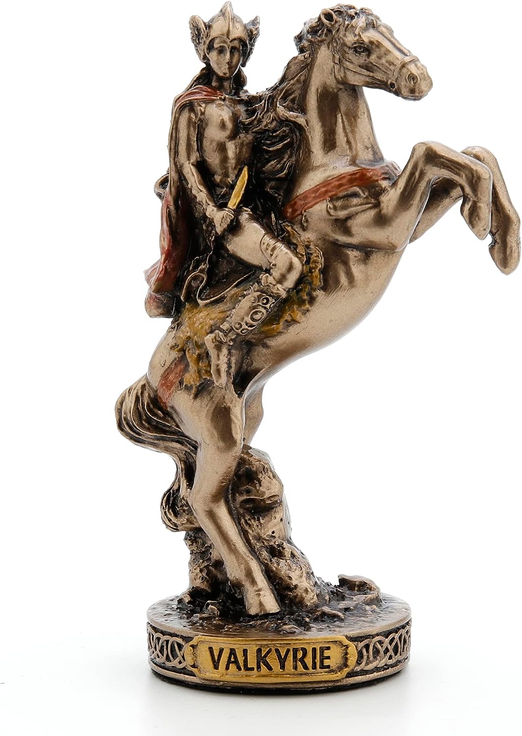 Norse God Figurine - Bronze Resin Sculpture for Home Decor and Altars