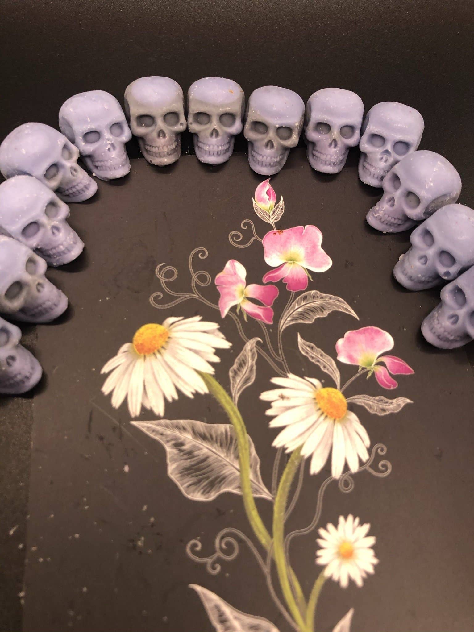 RAVEN Skull Wax Melts – Box of 10 | Para-Soy Wax Melts for Warmers