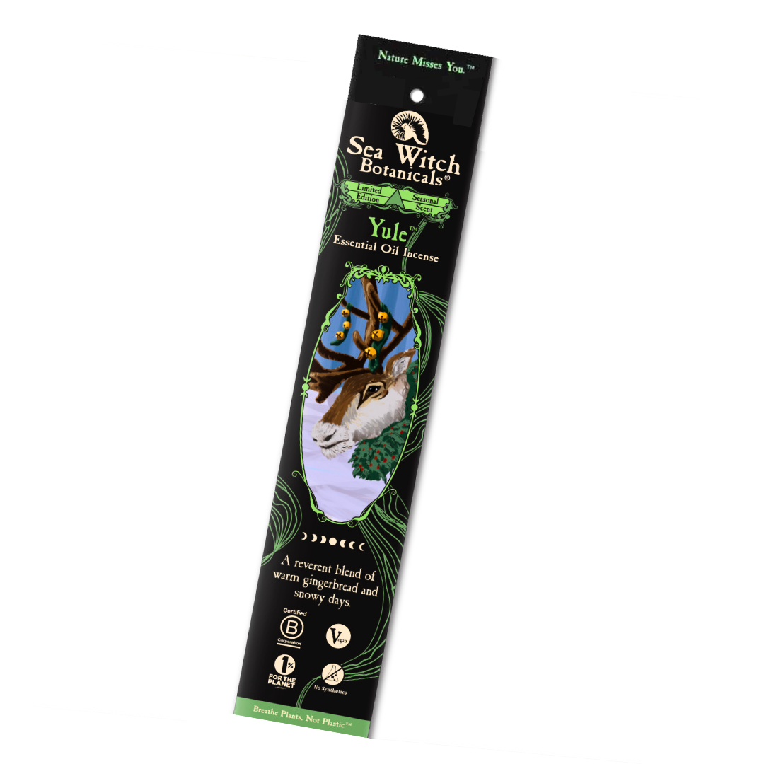 Yule Premium Incense: with Ginger, Vanilla, Orange, & Seasonal Spices