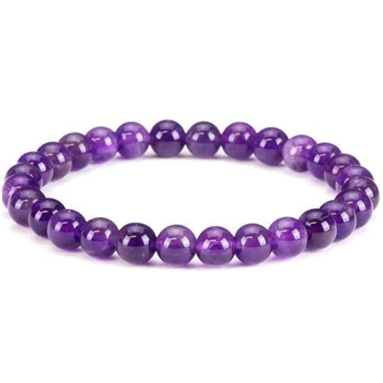 Cast a Stone: Amethyst is a calming stone that is beneficial for those experiencing stress. It is a stone that provides tranquility, balance, and peace. Amethyst activates strong healing powers and strengthens the immune system. It is a serenity stone that can be used to dispel fear and anxiety, bringing the wearer emotional stability and strength. Amethyst can also be very helpful for those with addictive issues.