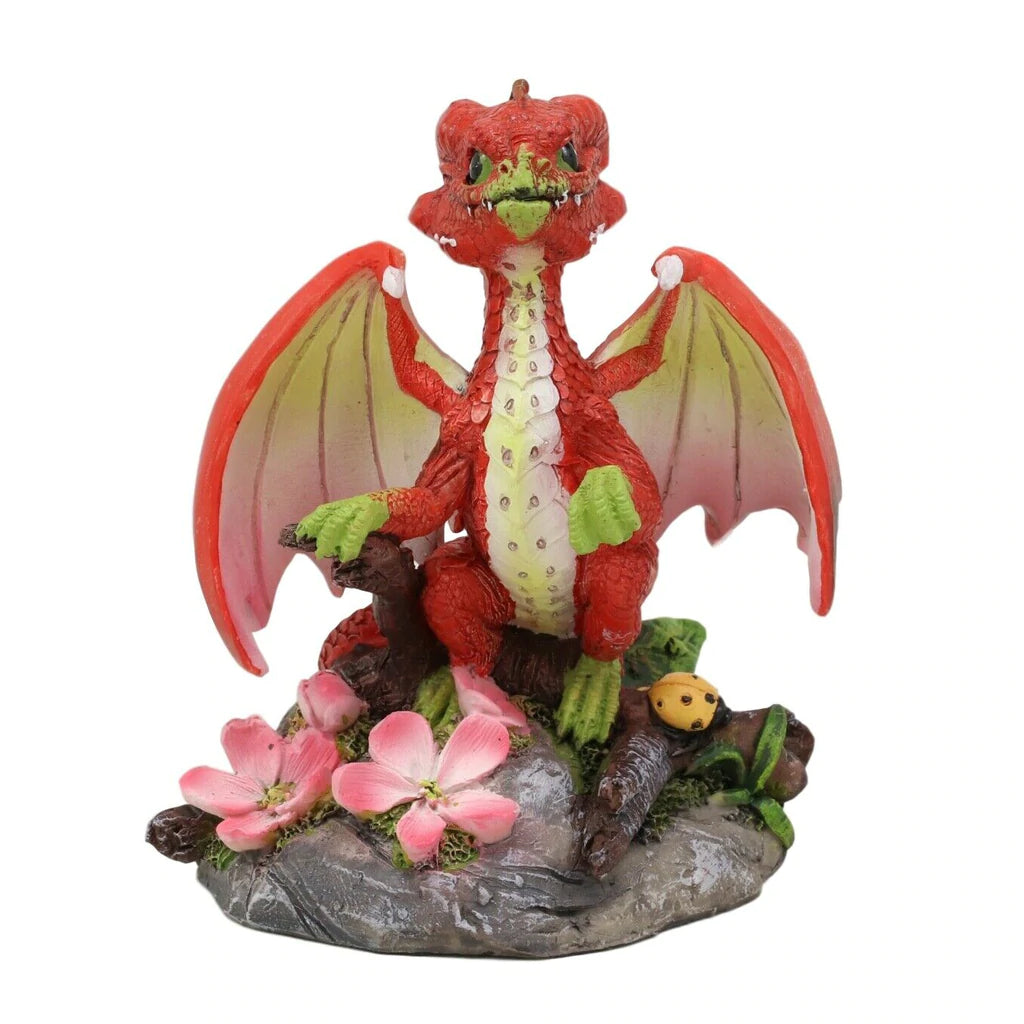 Apple Dragon Statue