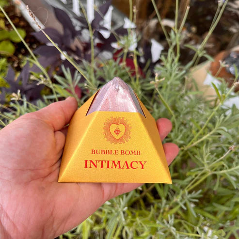 Intimacy Bubble Bath Bomb with Charged Crystal