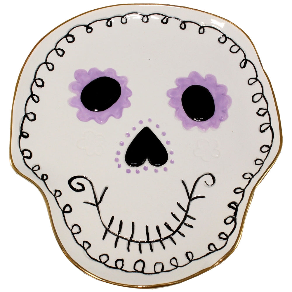Porcelain Sugar Skull Tray