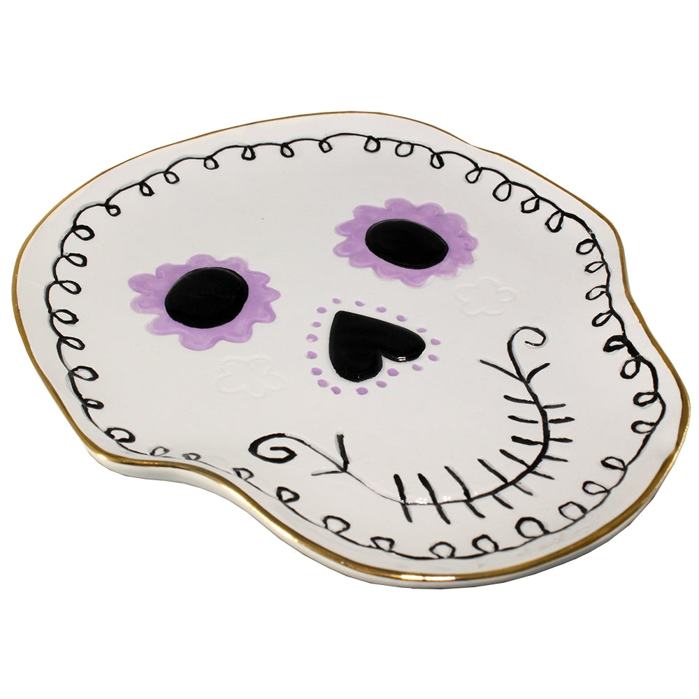 Porcelain Sugar Skull Tray