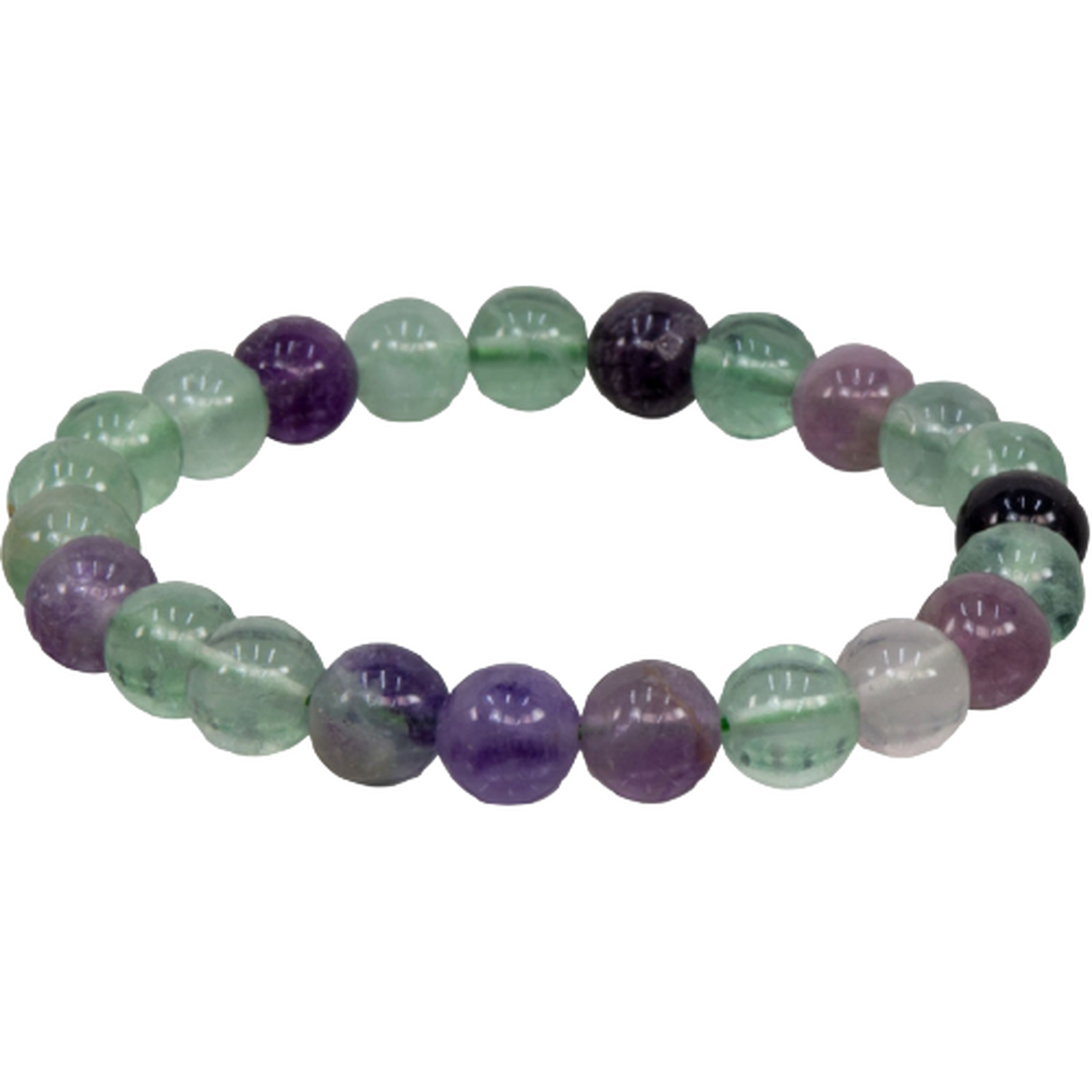 Rainbow Fluorite Stretch Bracelet