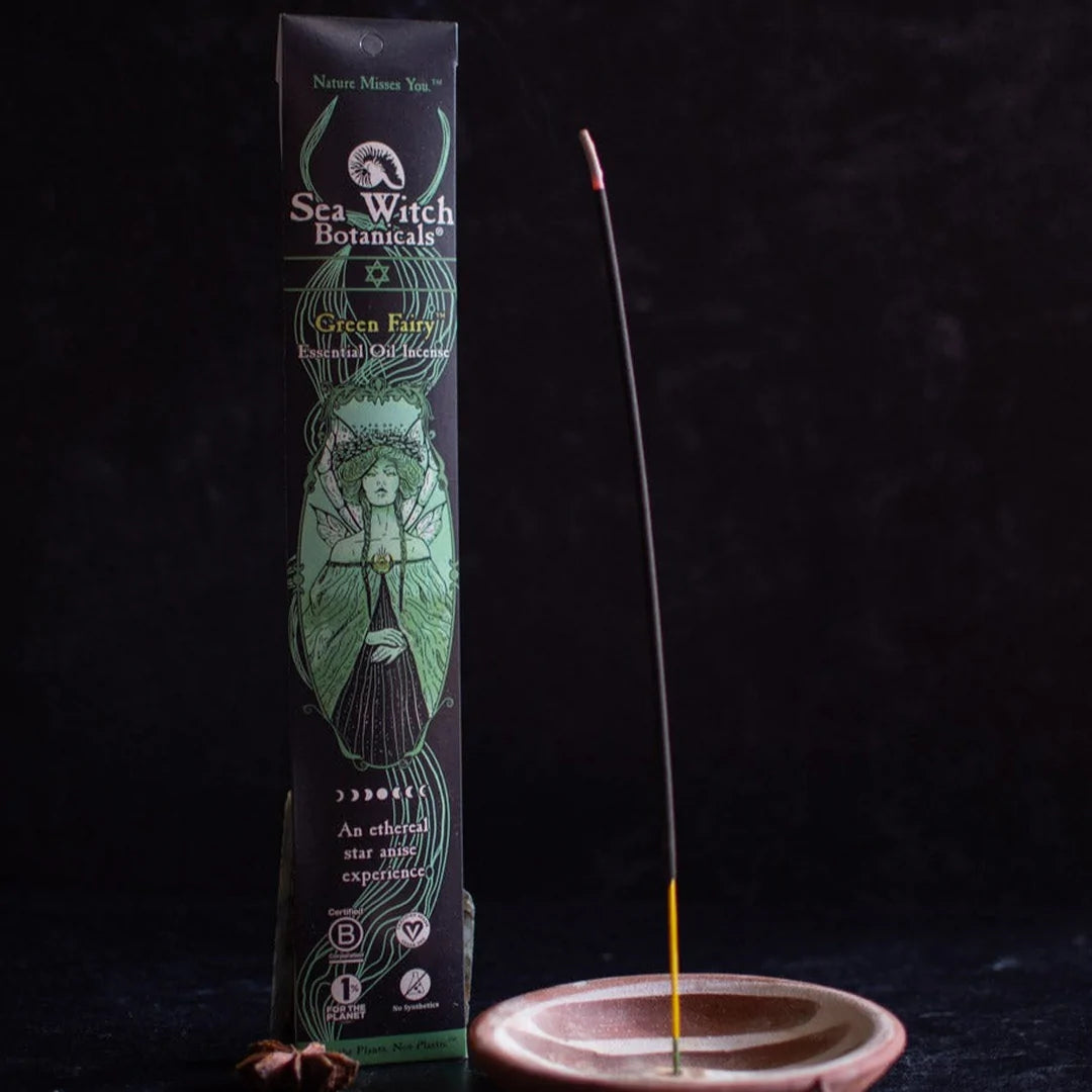 Green Fairy Incense: - With All-natural Star Anise Essential Oil