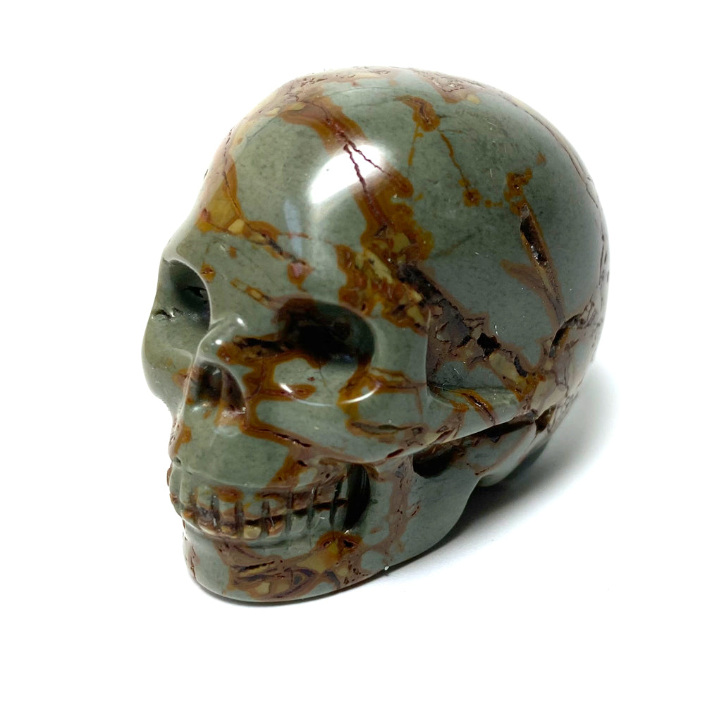Gemstone Crystal Skull - 2" Assorted Stone Choices!