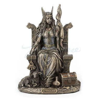 Enthroned Frigga Statue