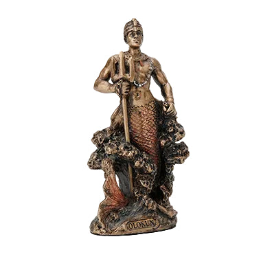 African Orisha Figurines | Yoruba Deities Bronze Resin Statues for Altars & Spiritual Decor