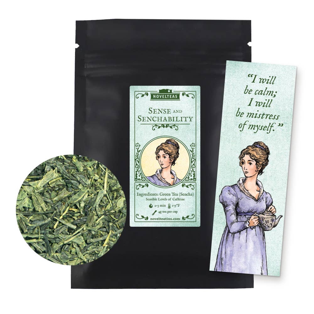 Austen&#39;s Sense and Sensibility Loose Leaf Tea with Bookmark