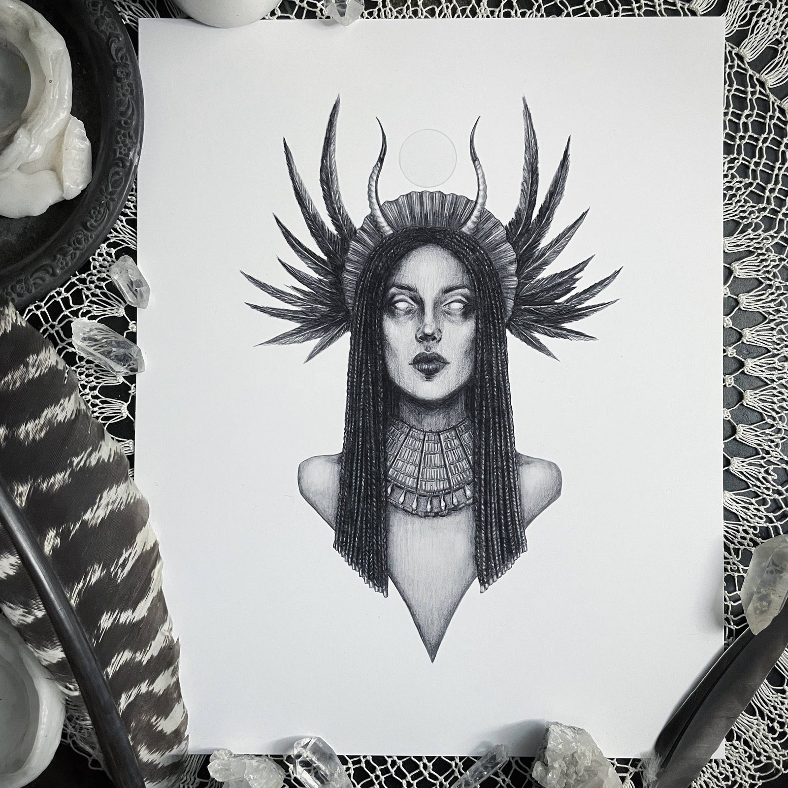 Isis Fine Art Print - Egyptian Goddess of Healing and Magic