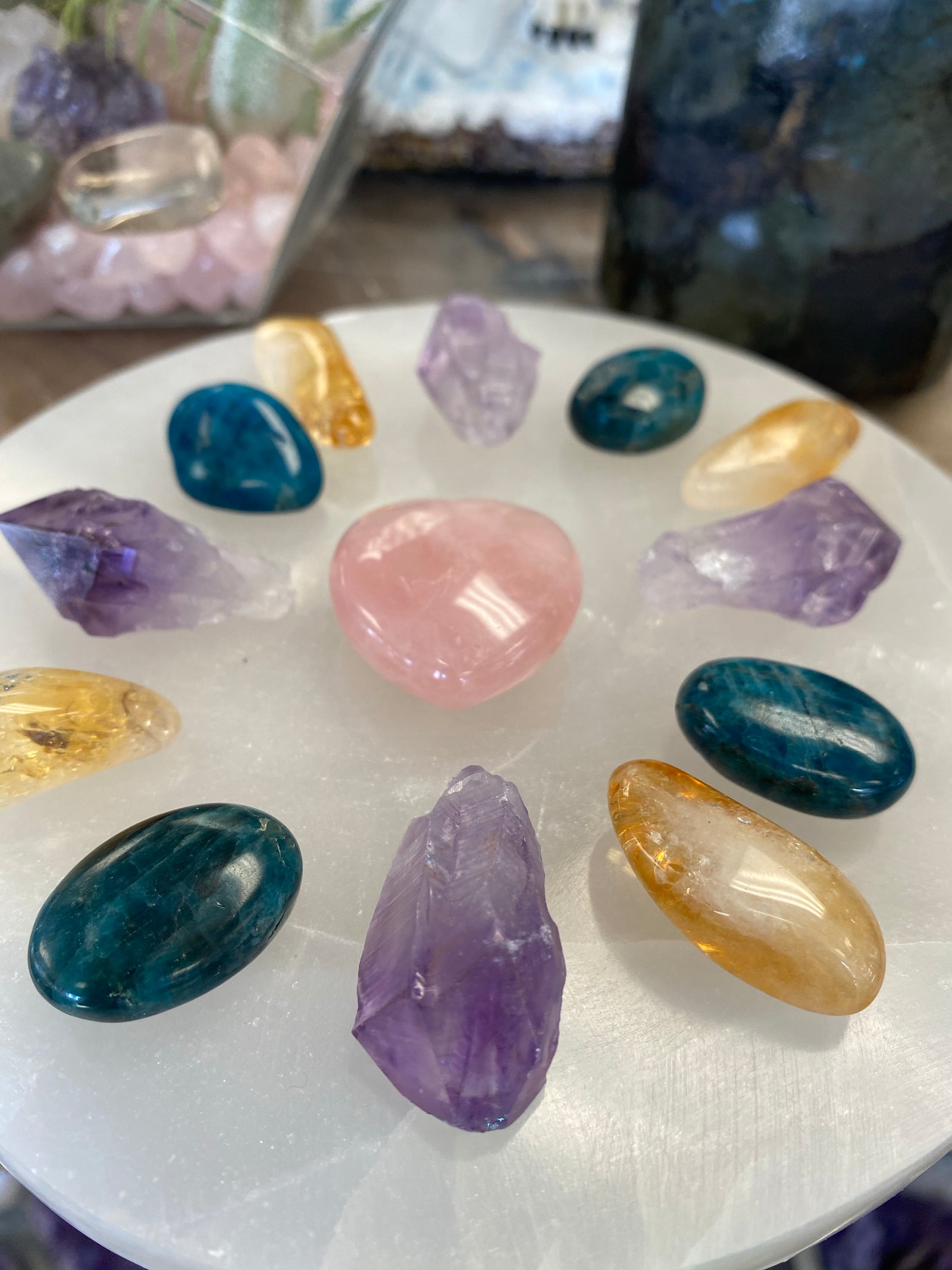 Selenite Charging Plate 6” Round