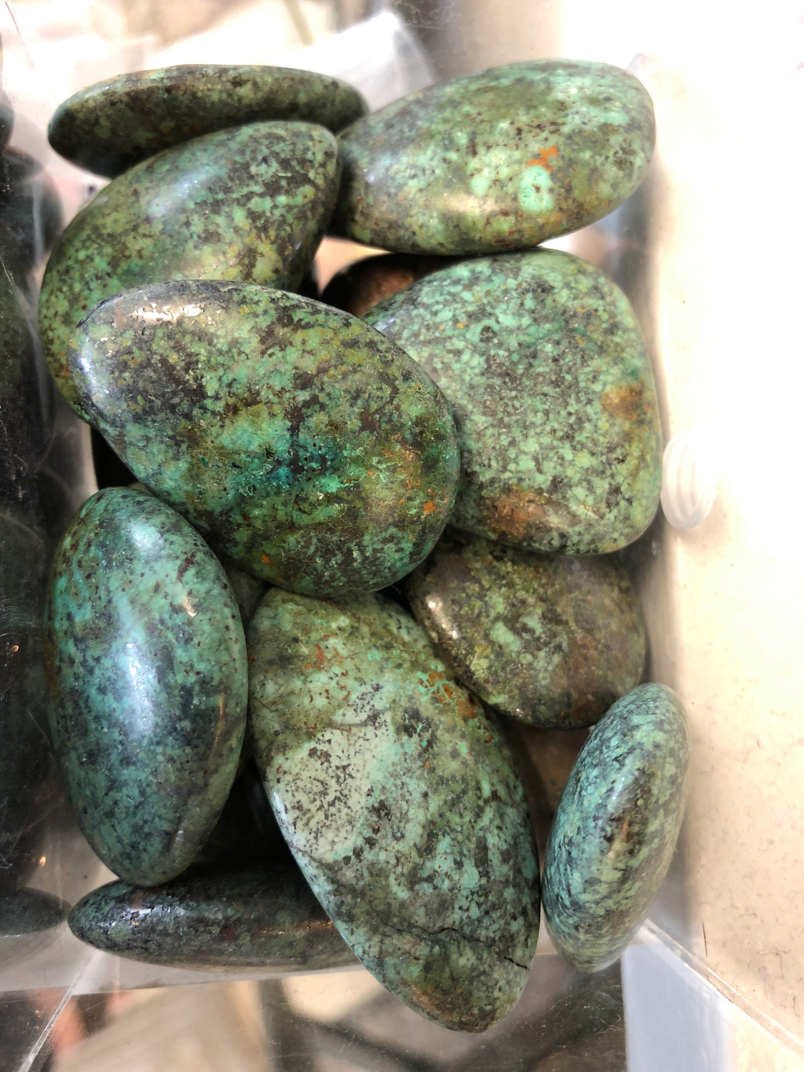 Green Turquoise Tumbled Gemstone