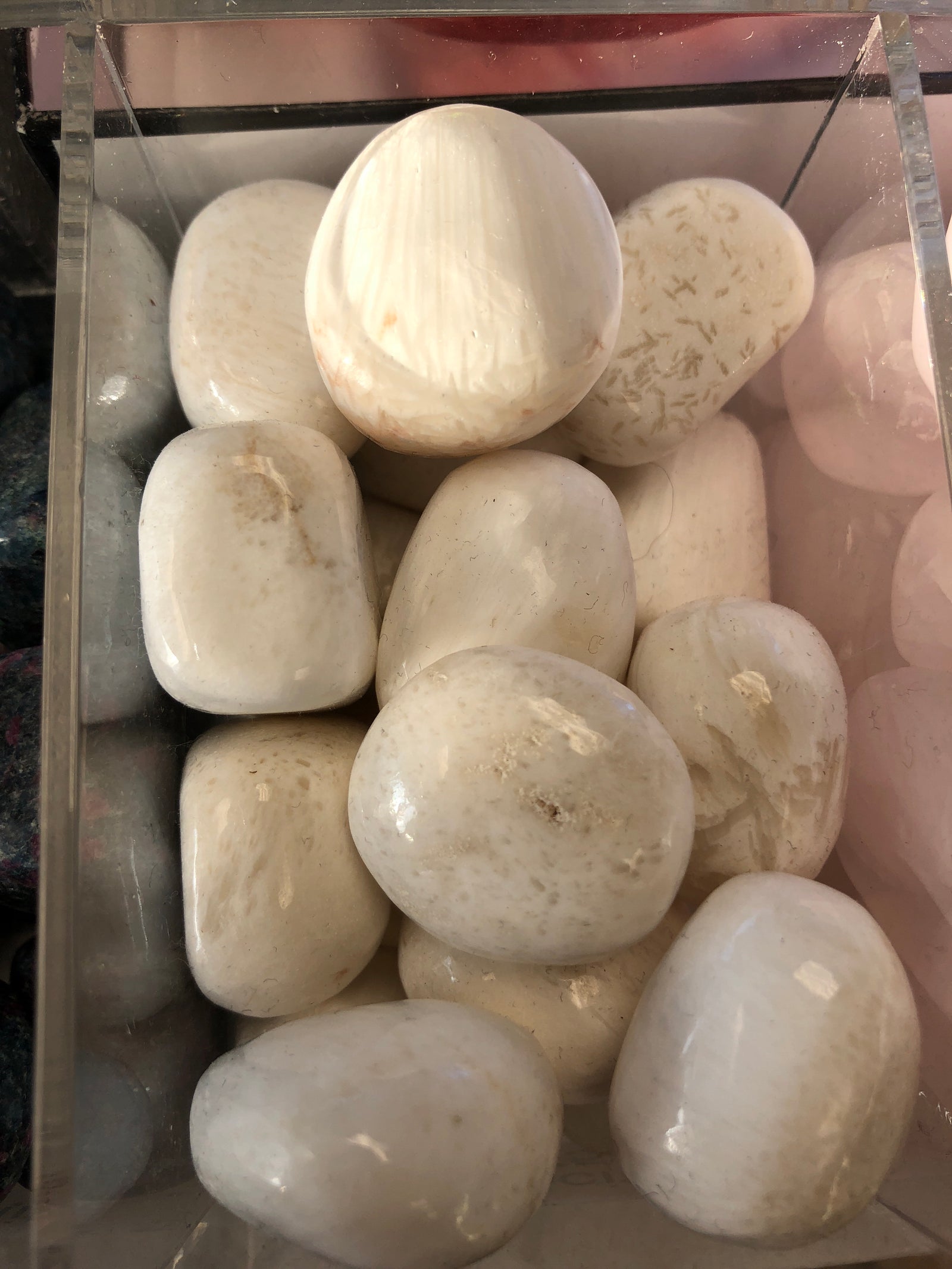 Scolecite Tumbled Gemstone