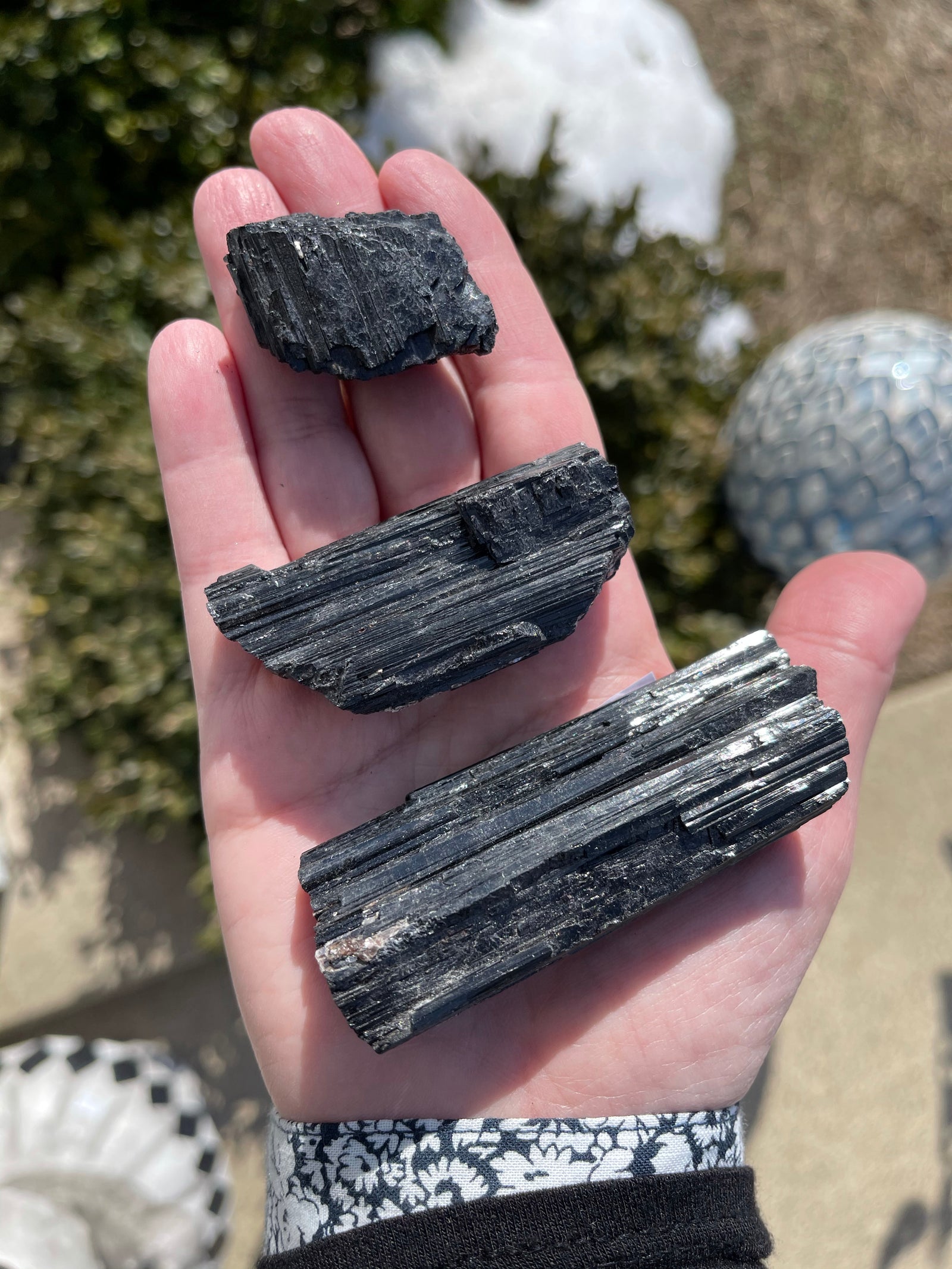 Premium Black Tourmaline Natural Gemstone