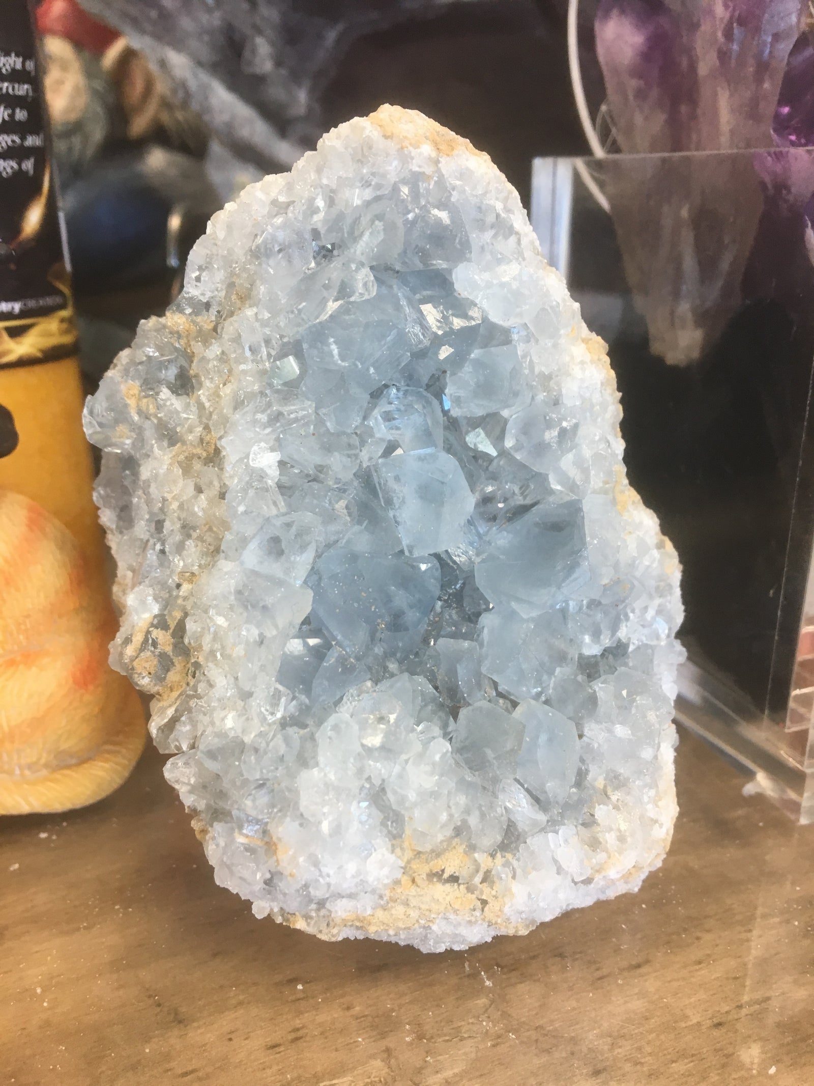 Celestite Natural Cluster