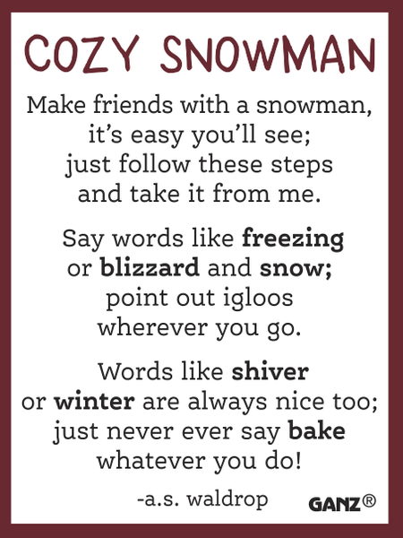 Cozy Snowmen Pocket Token