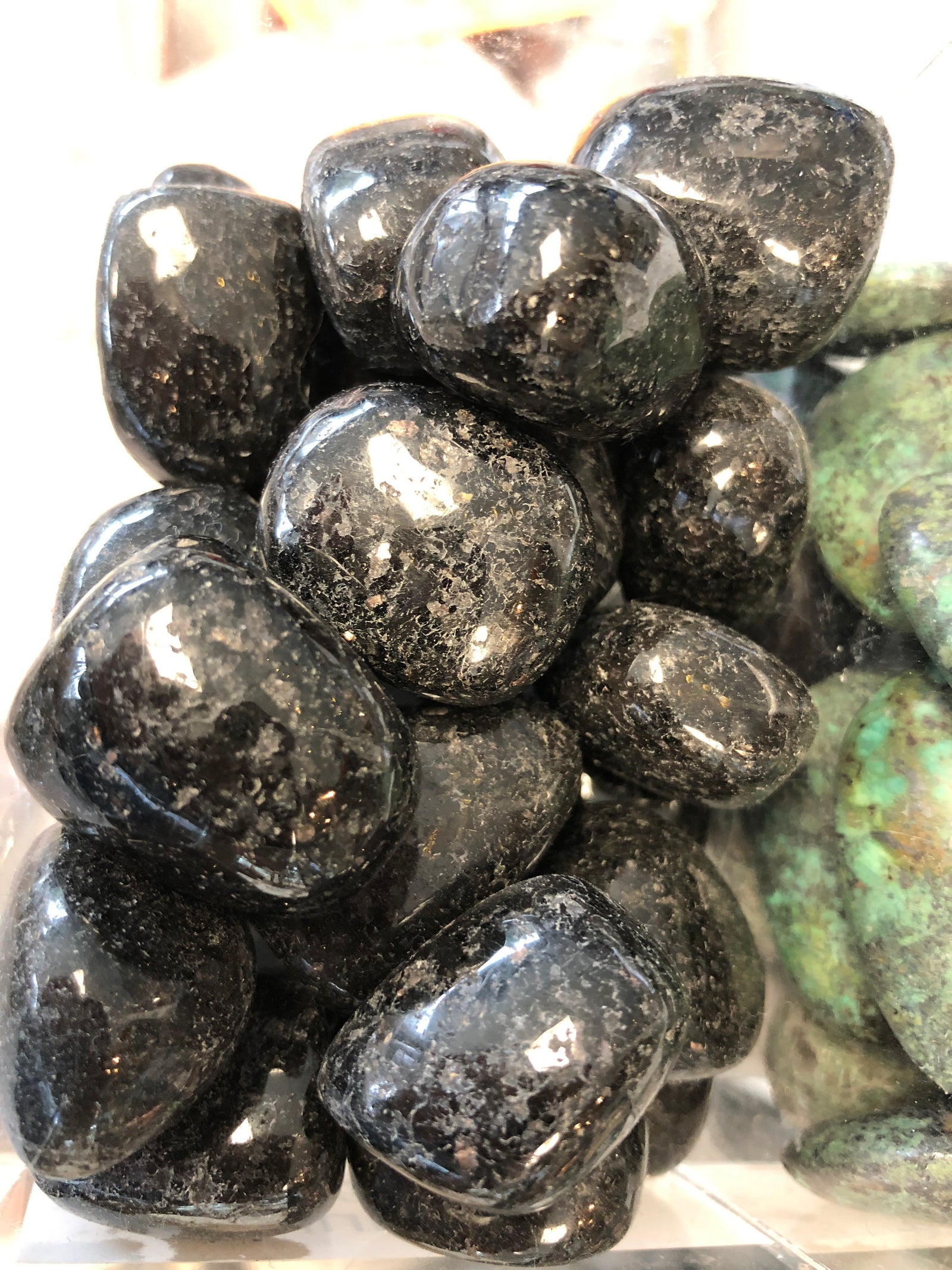 Nuummite Tumbled Gemstone