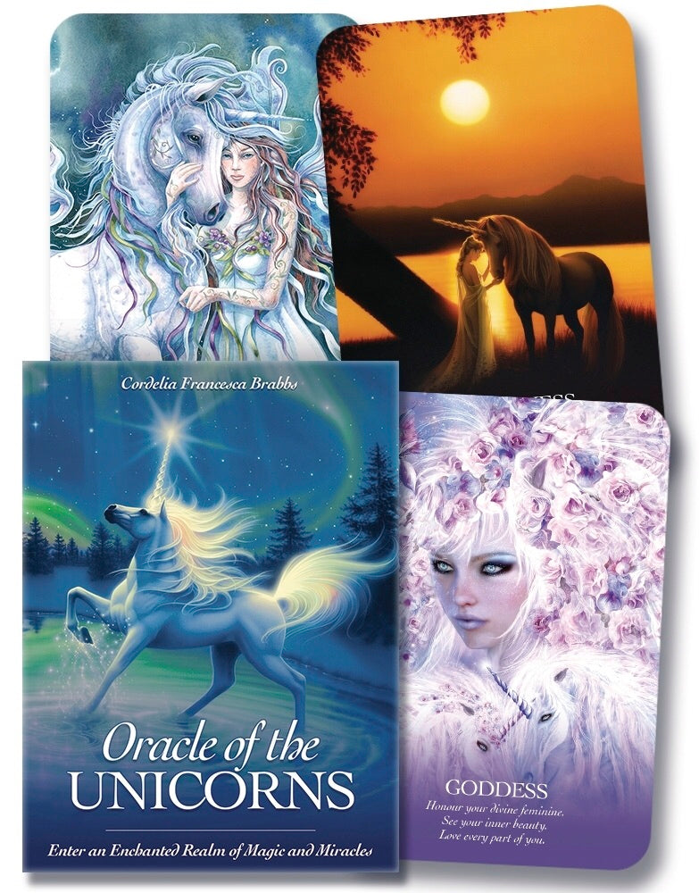 Oracle of the Unicorns: Enter an Enchanted Realm of Magic &amp; Miracles by Cordelia Francesca Brabbs - Cast a Stone