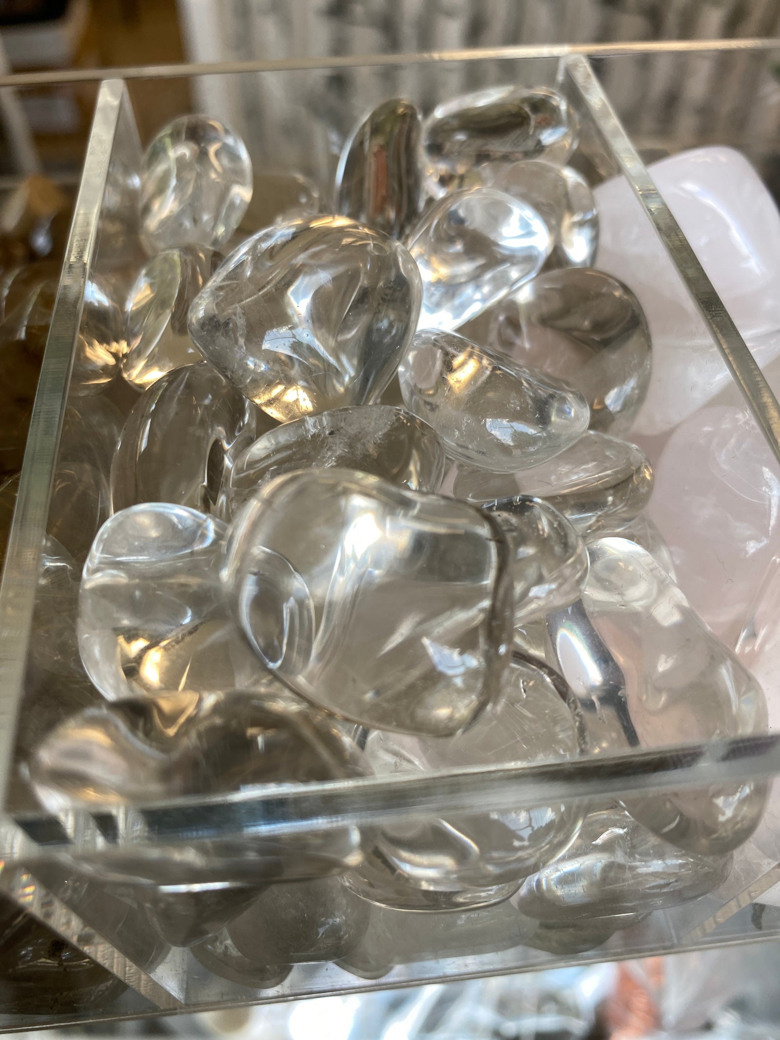 Clear Quartz Tumbled Stone | Amplification, Healing, and Energy Clearing Crystal