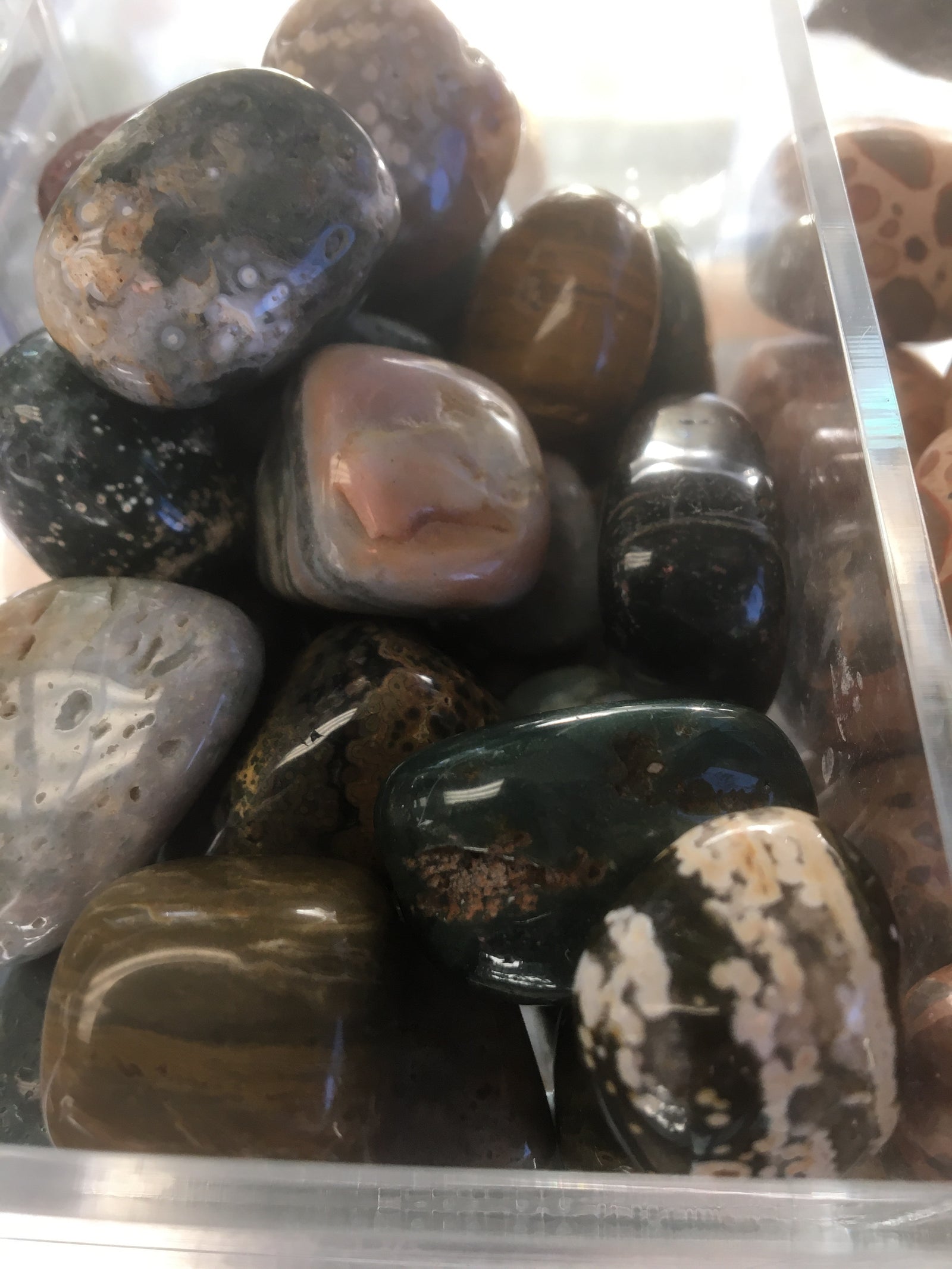 Ocean Jasper Tumbled Gemstone
