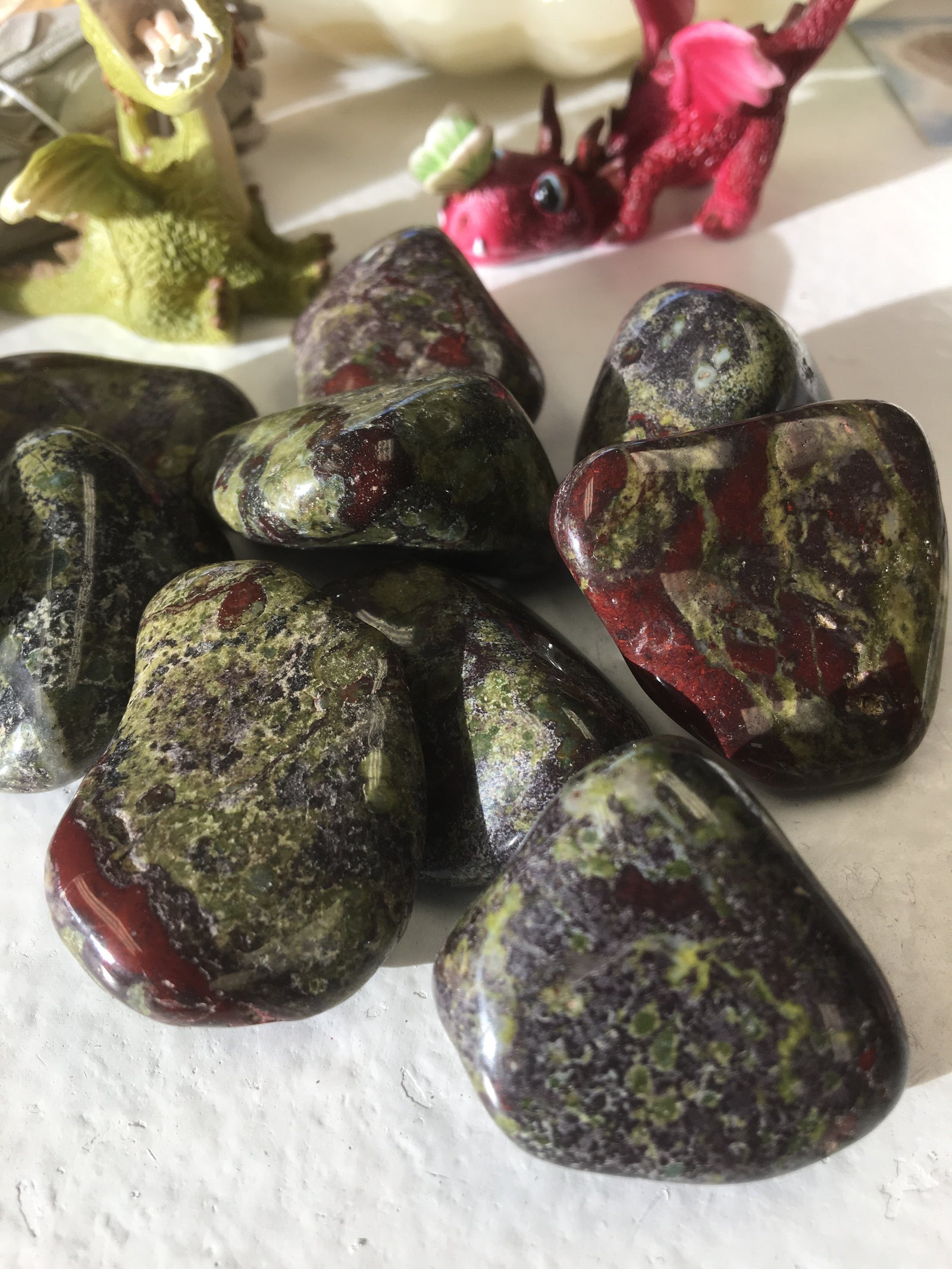 Dragon Blood Jasper Tumbled Gemstone | Courage & Vitality