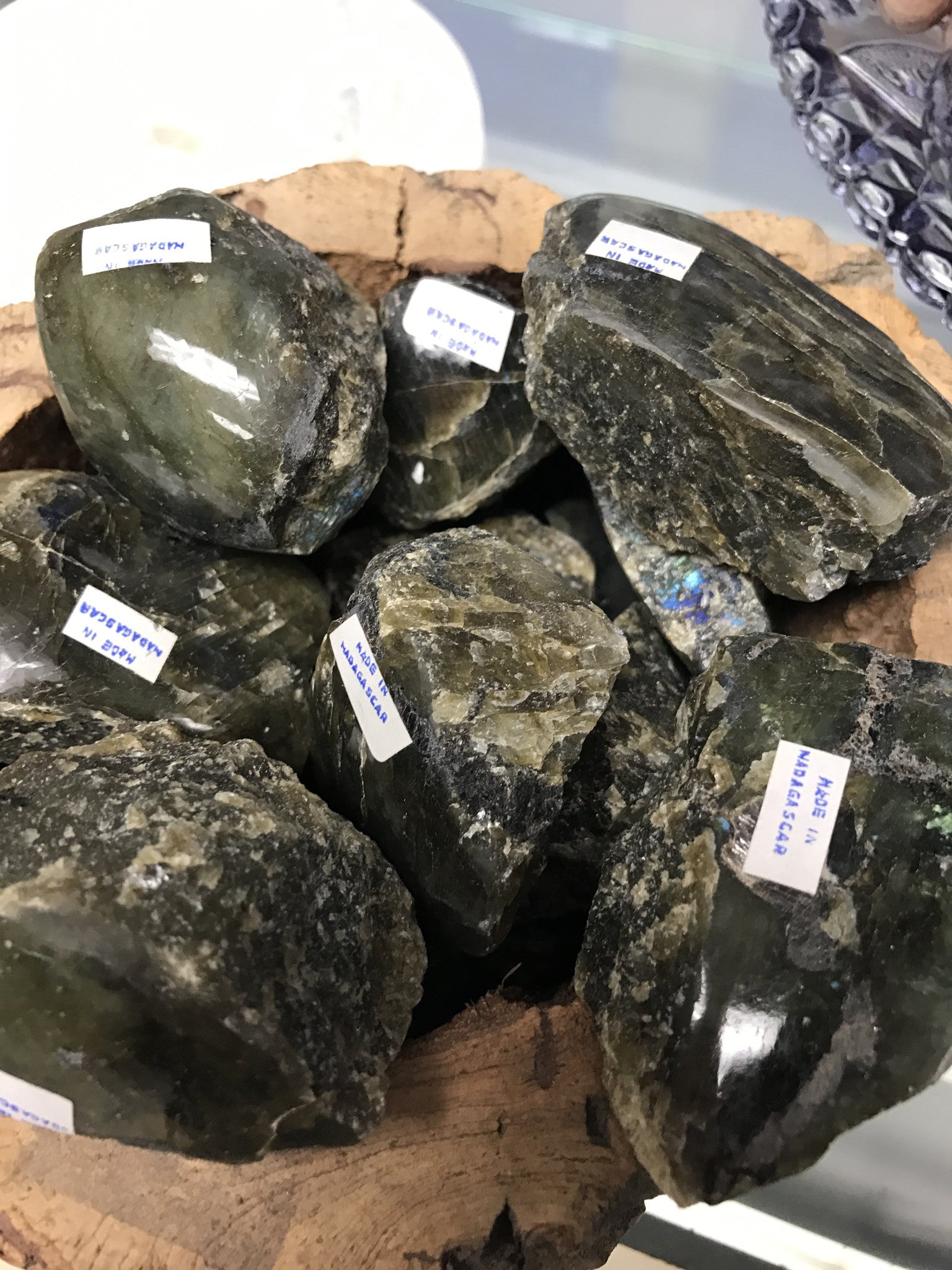 Labradorite polished face natural gemstone - Cast a Stone