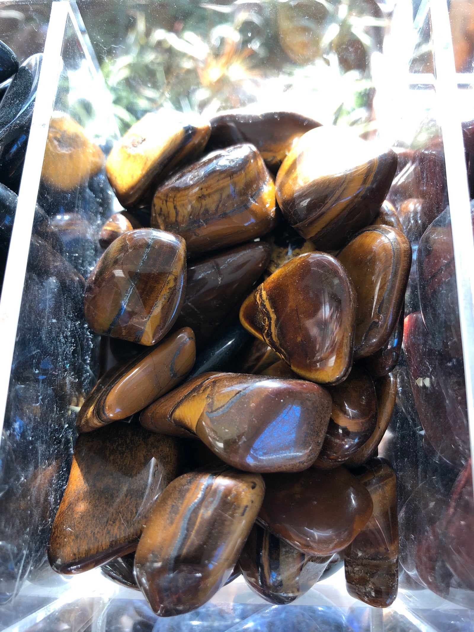 Golden Tiger Eye Tumbled Gemstone