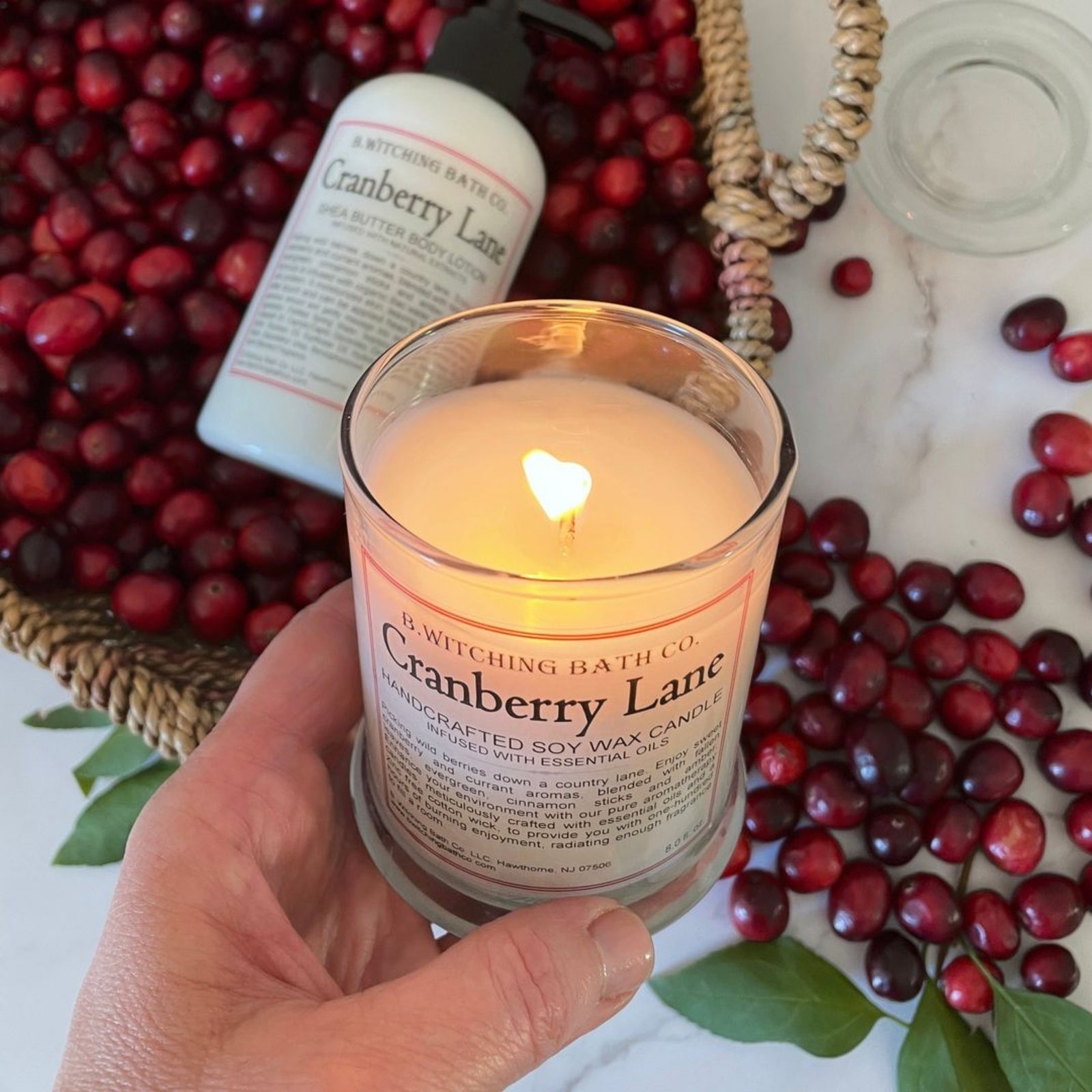 Cranberry Lane Apothecary Candles 8oz