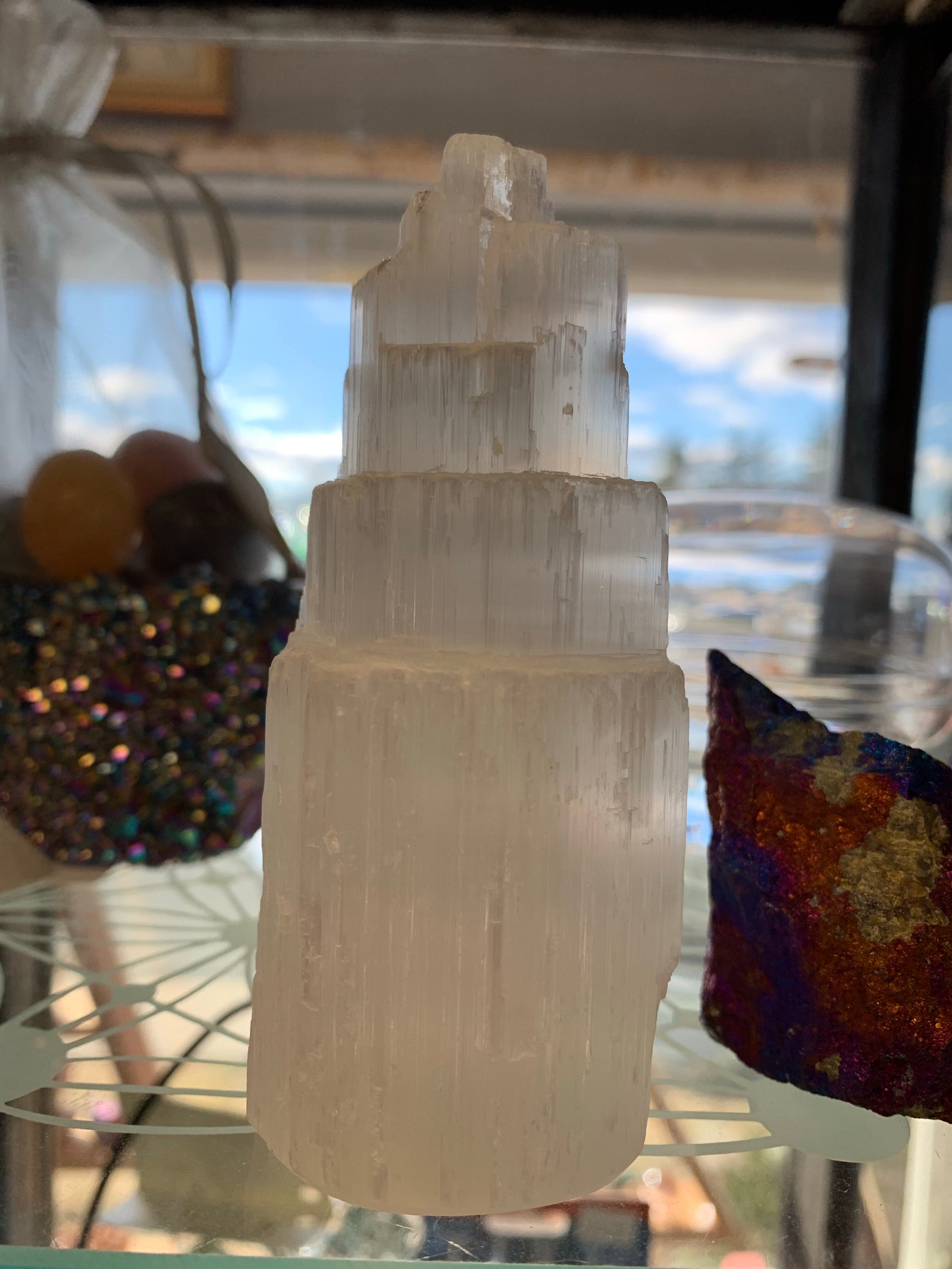 Selenite Mini Tower