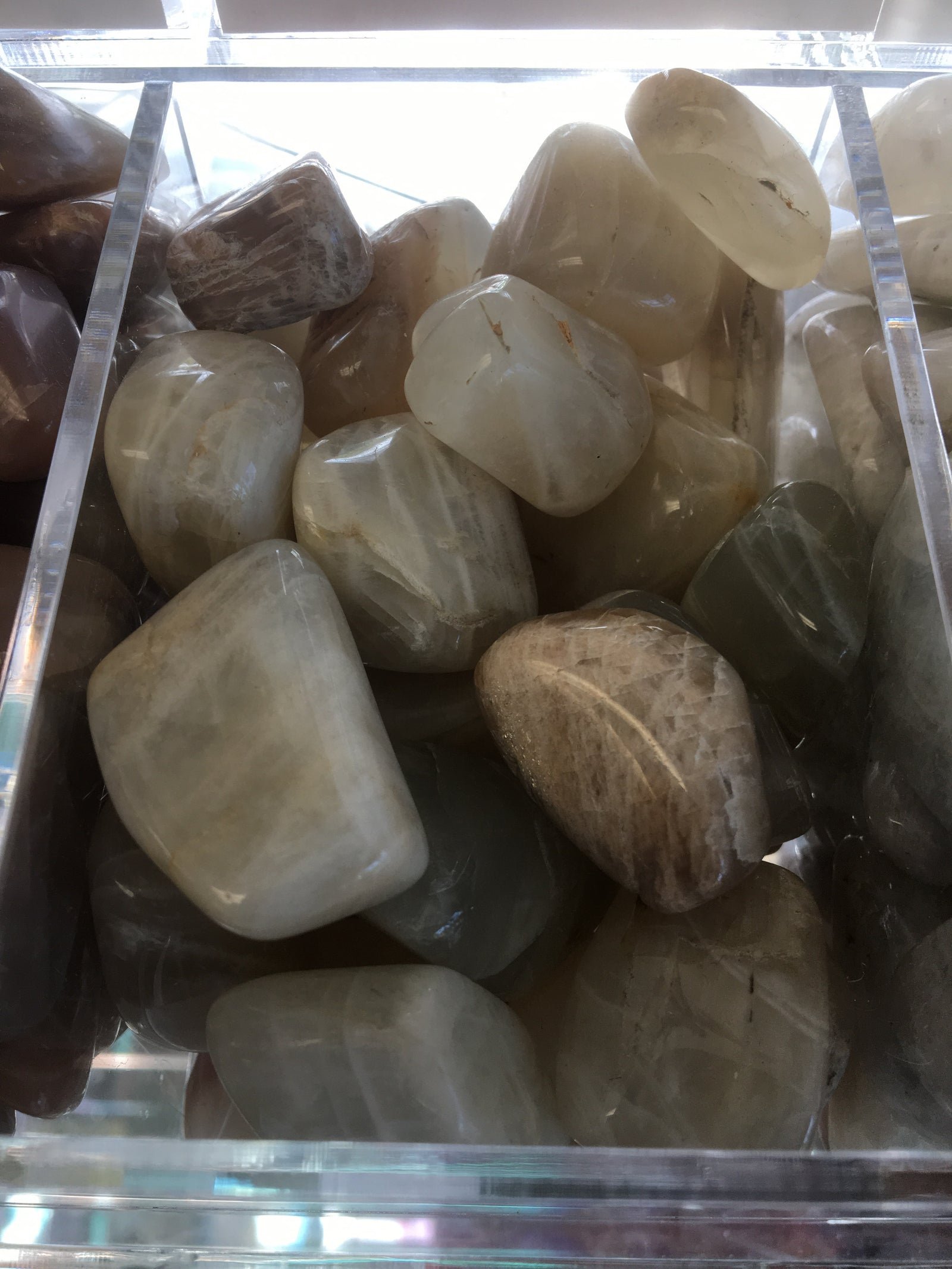 Moonstone Tumbled Single Gemstone - Cast a Stone