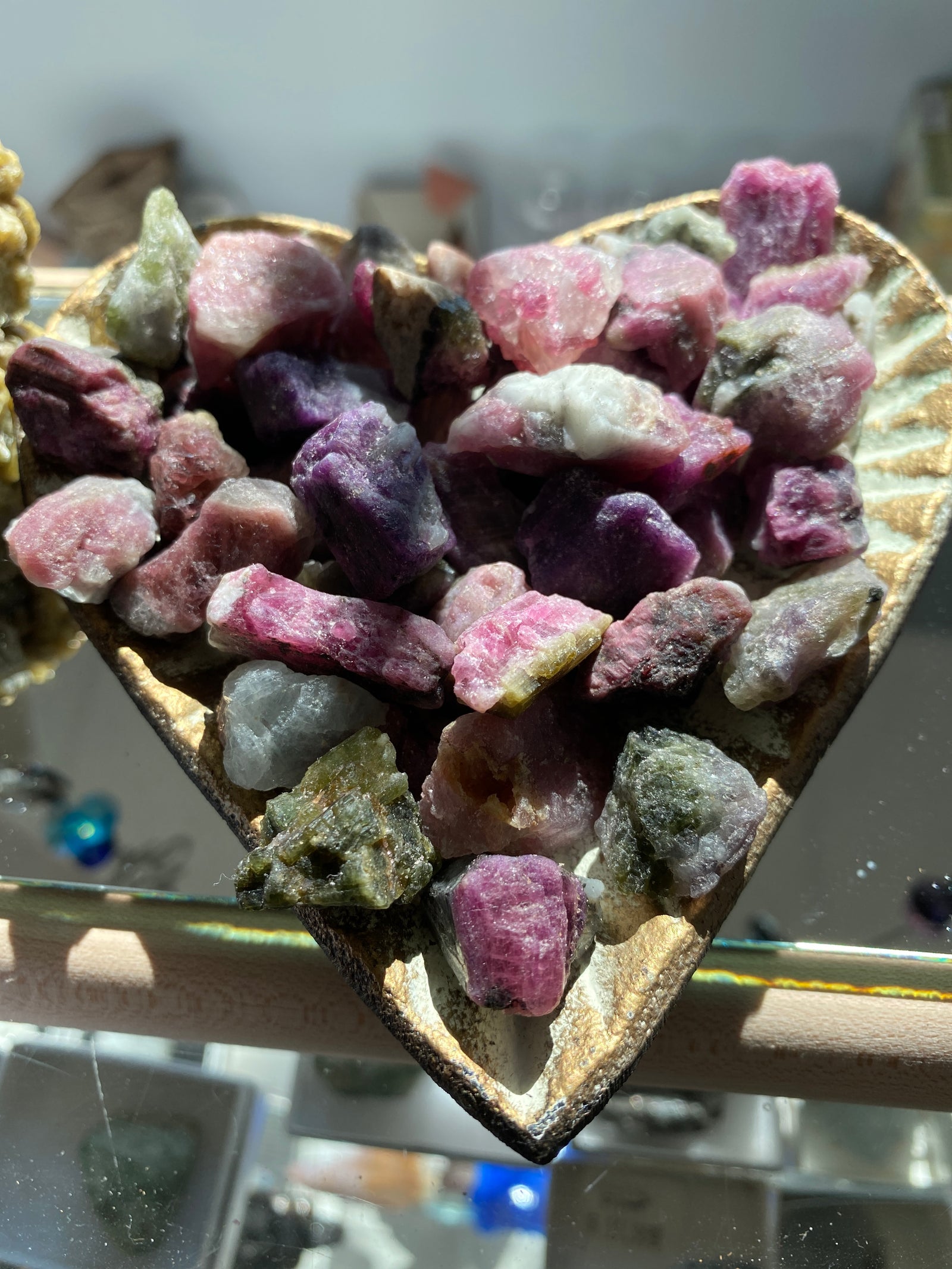 Pink and Watermelon Tourmaline Natural Gemstone