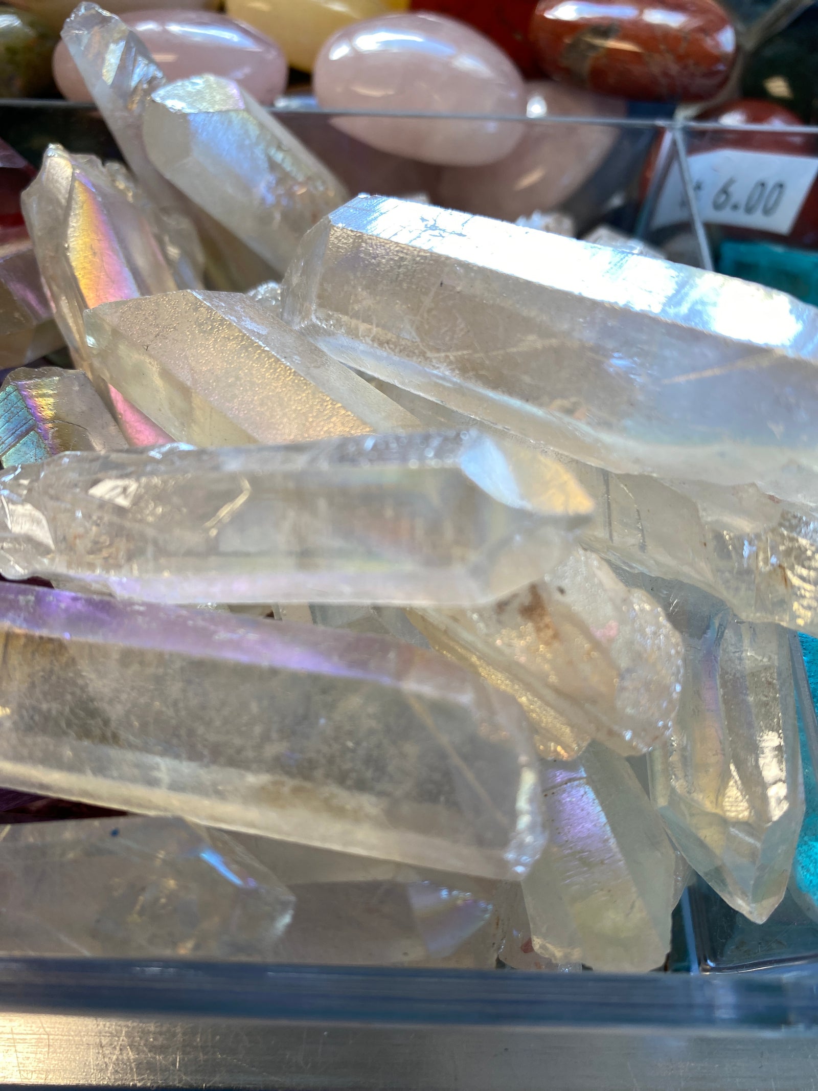 Angel Aura Quartz Point Gemstone
