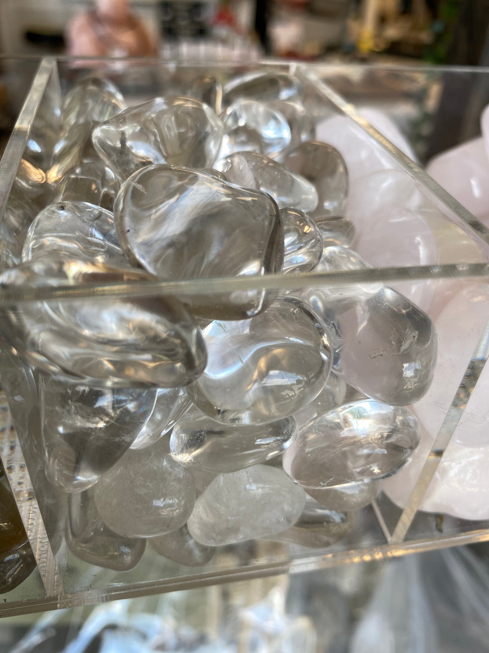 Clear Quartz Tumbled Stone | Amplification, Healing, and Energy Clearing Crystal