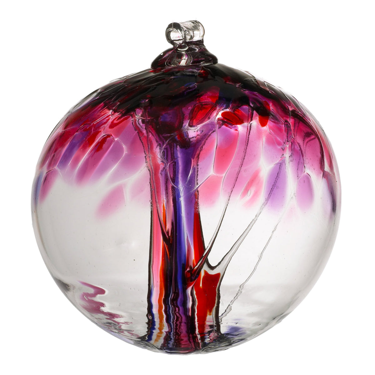 Tree of Enchantment | Love 6&quot; Hand-blown Art Glass Ornament