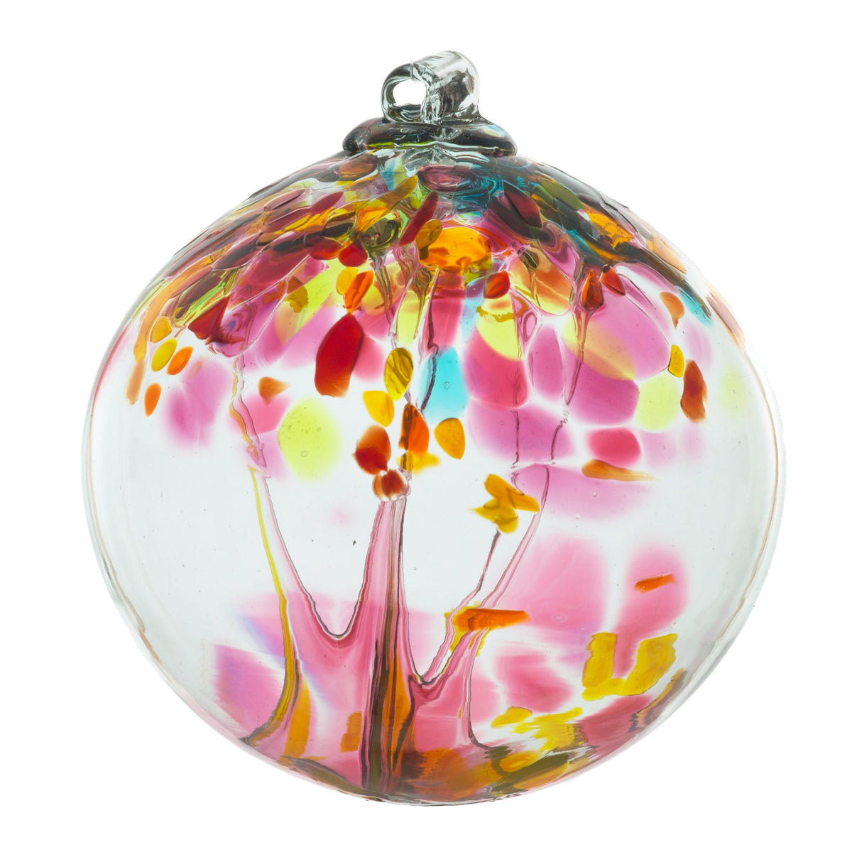 Tree of Enchantment | Motherhood 6&quot; Hand-blown Art Glass Ornament