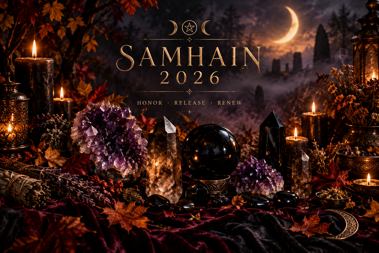Samhain 2026: Thin Veils, Old Traditions & a Simple Ancestor Altar