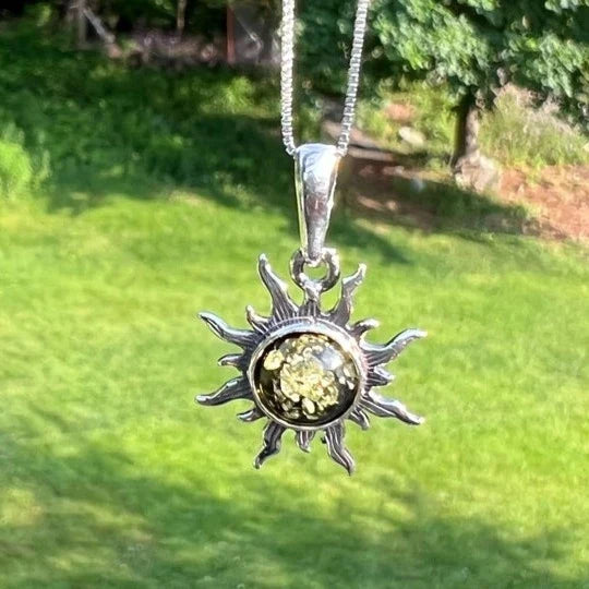 Baltic Amber Jewelry | Sterling Silver Amber Rings & Pendants