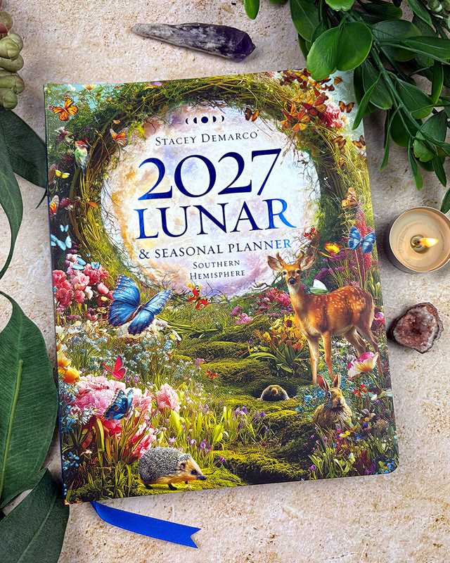 2027 Lunar and Seasonal Planner Calendar - Northern Hemisphere